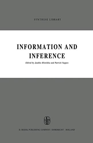 Information and Inference (Synthese Library, 28) (9789401032988) by Hintikka, Jaakko