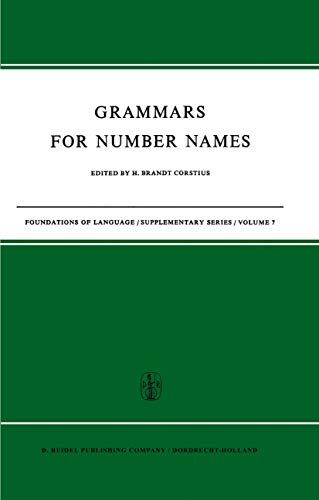 Beispielbild fr Grammars for Number Names zum Verkauf von Chiron Media
