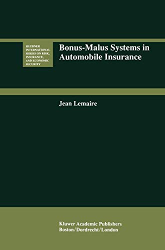 9789401042758: Bonus-malus Systems in Automobile Insurance: 19