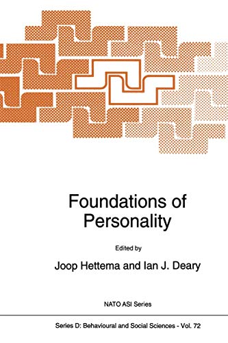 9789401047258: Foundations of Personality (NATO Science Series D:, 72)