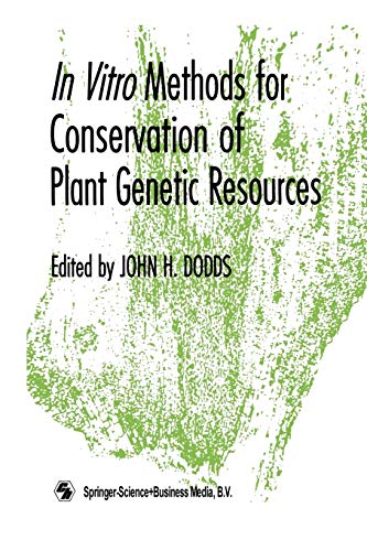 9789401053624: In Vitro Methods for Conservation of Plant Genetic Resources