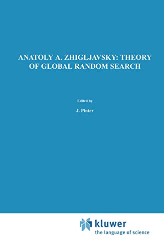 9789401055192: Theory of Global Random Search