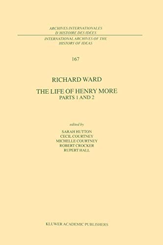 Stock image for The Life of Henry More: Parts 1 and 2 for sale by Kennys Bookshop and Art Galleries Ltd.