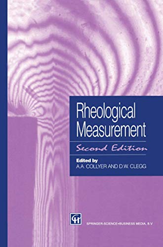 9789401060707: Rheological Measurement