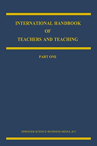 Stock image for International Handbook of Teachers and Teaching (Springer International Handbooks of Education, 3) for sale by HPB-Red