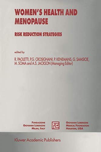 Imagen de archivo de Womens Health and Menopause: Risk Reduction Strategies (Medical Science Symposia Series, 11) a la venta por Big River Books