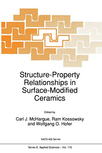 Imagen de archivo de Structure-Property Relationships in Surface-Modified Ceramics a la venta por Revaluation Books