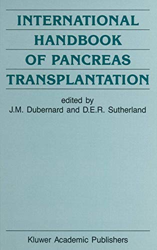 Stock image for International Handbook of Pancreas Transplantation for sale by Ria Christie Collections