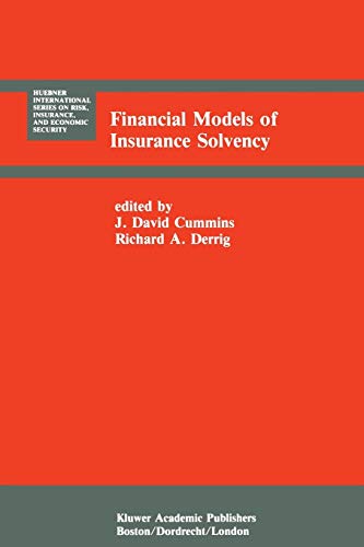 Stock image for Financial Models of Insurance Solvency for sale by Buchpark