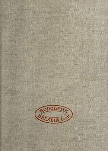 Imagen de archivo de Rodolphe Bresdin: Volume I Monographie en Trois Parties a la venta por Lucky's Textbooks