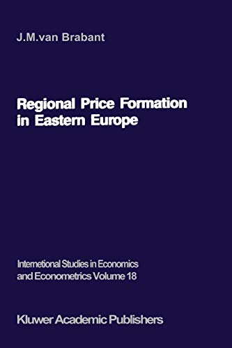 Stock image for Regional Price Formation in Eastern Europe: Theory and Practice of Trade Pricing for sale by Revaluation Books