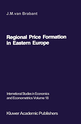 Stock image for Regional Price Formation in Eastern Europe: Theory and Practice of Trade Pricing for sale by Revaluation Books