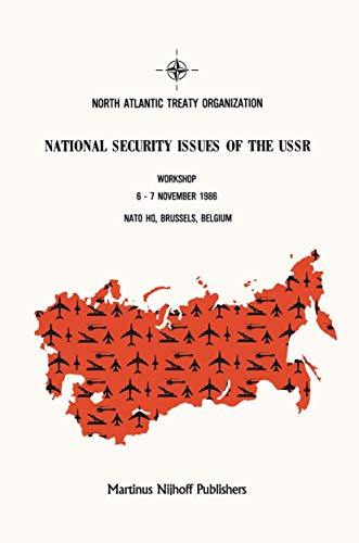 National Security Issues of the USSR (9789401081306) by Feshbach, Murray