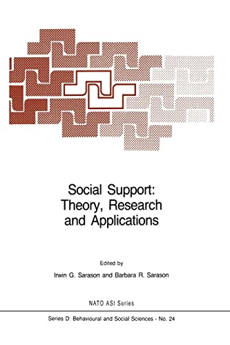 9789401087612: Social Support: Theory, Research and Applications: 24 (Nato Science Series D:)