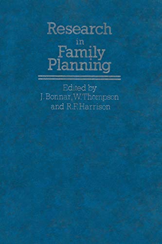 Imagen de archivo de Research in Family Planning a la venta por Kennys Bookshop and Art Galleries Ltd.