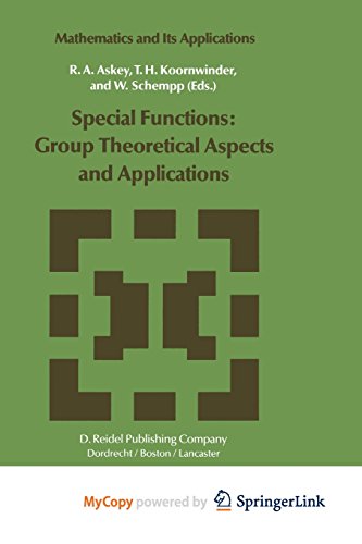 9789401097888: Special Functions: Group Theoretical Aspects and Applications