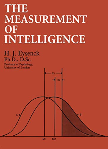 9789401161312: The Measurement of Intelligence