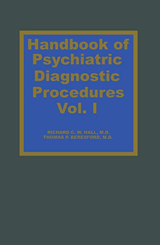 Stock image for Handbook of Psychiatric Diagnostic Procedures Vol. 1 for sale by Revaluation Books