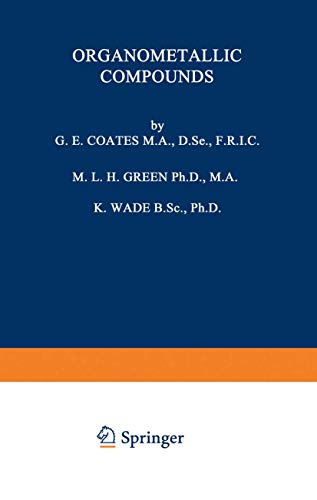 9789401168953: Organometallic Compounds: Volume Two: The Transition Elements