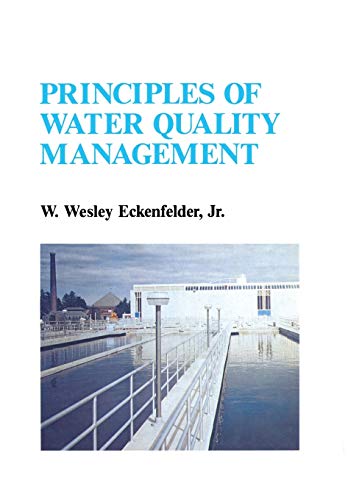 9789401171175: Principles of Water Quality Management