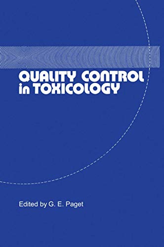 9789401171847: Quality Control in Toxicology