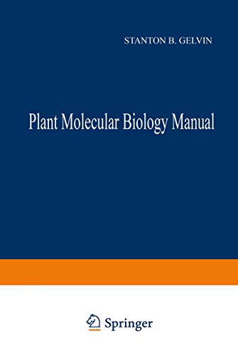 9789401176552: Plant Molecular Biology Manual