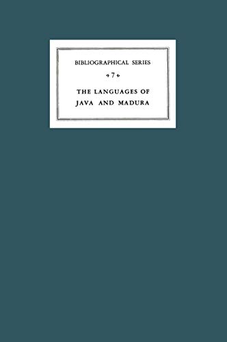 9789401181587: A Critical Survey of Studies on the Languages of Java and Madura: Bibliographical Series 7: 3 (Koninklijk Instituut voor Taal-, Land- en Volkenkunde)