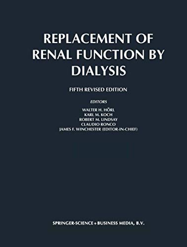 9789401570121: Replacement of Renal Function by Dialysis