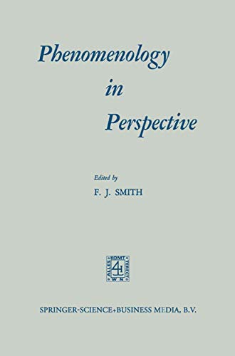 9789401744492: Phenomenology in Perspective