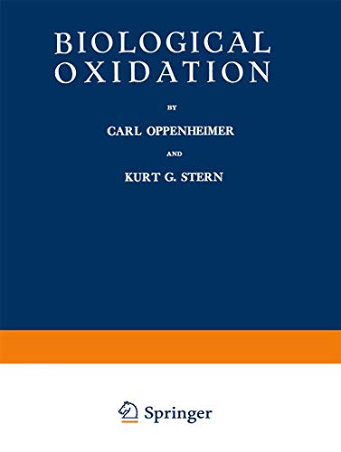Imagen de archivo de Biological Oxidation a la venta por Lucky's Textbooks