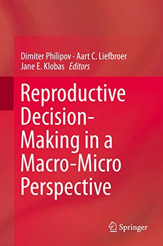 Stock image for Reproductive Decision-Making in a Macro-Micro Perspective for sale by Homeless Books