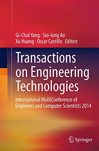 9789402403640: Transactions on Engineering Technologies: International MultiConference of Engineers and Computer Scientists 2014