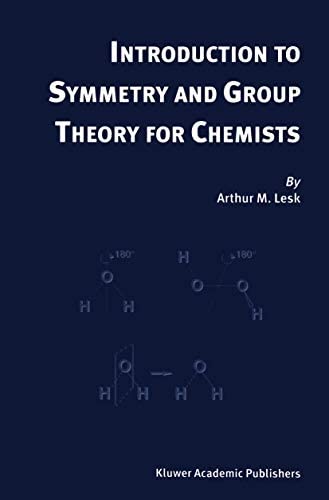 Imagen de archivo de INTRODUCTION TO SYMMETRY AND GROUP THEORY FOR CHEMISTS a la venta por Universal Store