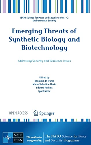 9789402420852: Emerging Threats of Synthetic Biology and Biotechnology: Addressing Security and Resilience Issues