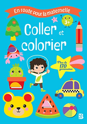 Imagen de archivo de ERPM: Coller et colorier 3+: Plus de 170 gommettes (En route pour la maternelle, 1) [Soft Cover ] a la venta por booksXpress