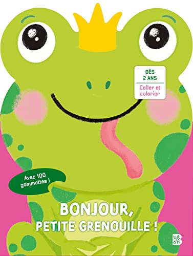 Imagen de archivo de Mes premières gommettes: Grenouille: Avec 100 gommettes ! (Mes premières gommettes, 1) [Soft Cover ] a la venta por booksXpress