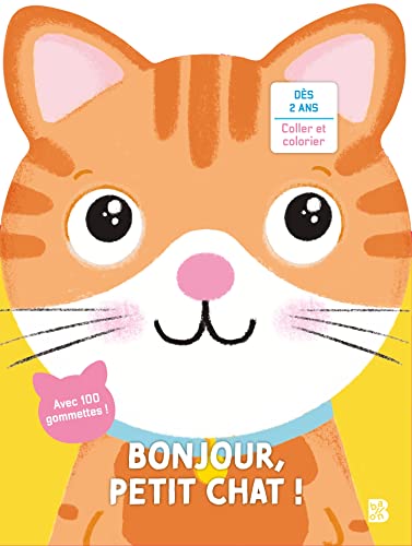 Imagen de archivo de Mes premières gommettes: Chat: Avec 100 gommettes ! (Mes premières gommettes, 1) [Soft Cover ] a la venta por booksXpress