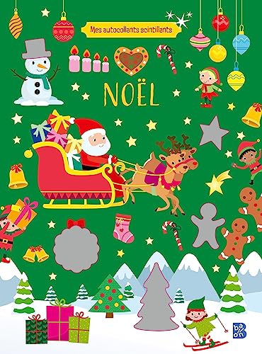 Imagen de archivo de Mes autocollants scintillants : Noël (Noël, 1) [Soft Cover ] a la venta por booksXpress