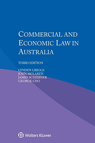 Imagen de archivo de Commercial and Economic Law in Australia a la venta por Revaluation Books