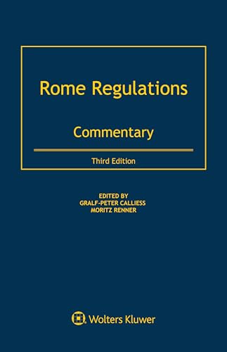 Stock image for Rome Regulations: Commentary for sale by Revaluation Books