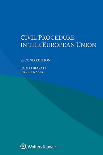 Beispielbild fr Civil Procedure in the European Union zum Verkauf von Monster Bookshop