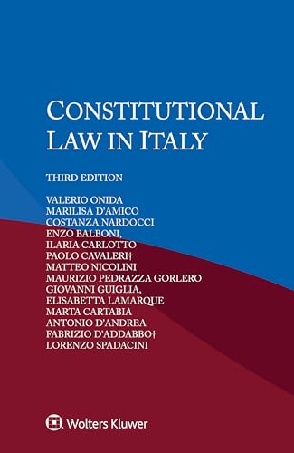 9789403538341: Constitutional Law in Italy
