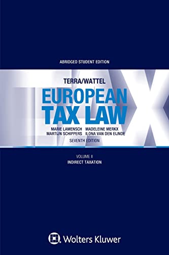 9789403542010: European Tax Law: Volume II, Indirect Taxation: 2