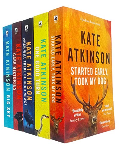 Stock image for Kate Atkinson Collection Jackson Brodie Series 4 Books Set (Case Histories, One Good Turn, When Will There Be Good News? , Started Early, Took My Dog) for sale by GoldBooks