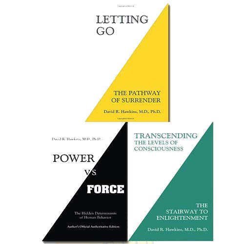 Stock image for David R. Hawkins 3 Books Bundle Collection (Letting Go: The Pathway of Surrender, Power vs. Force, Transcending the Levels of Consciousness) for sale by Books Unplugged