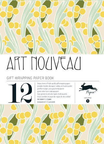 Imagen de archivo de Art Nouveau: Gift Wrapping Paper Book: 1 (English, French, Italian, Dutch, German, Spanish, Japanese a la venta por Save With Sam