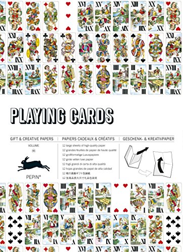 9789460090776: Gift Wrap Book Vol. 65 - Playing Cards (Gift & Creative Paper Books) (English, Spanish, French and German Edition)