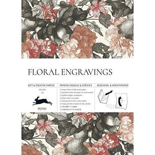 Beispielbild fr Floral Engravings: Gift & Creative Paper Book Vol. 79 (Gift & Creative Papers Vol 79) zum Verkauf von medimops