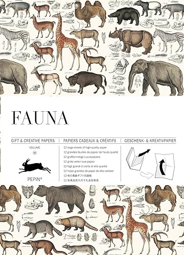 Stock image for Fauna: Gift Creative Paper Book Vol.90 (Multilingual Edition) (English, Spanish, French and German Edition) for sale by Goodwill Books