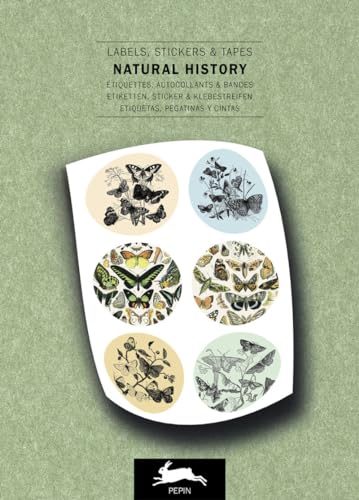9789460094224: Natural History: Label & Sticker Book (Multilingual Edition) (English, Spanish, French and German Edition)